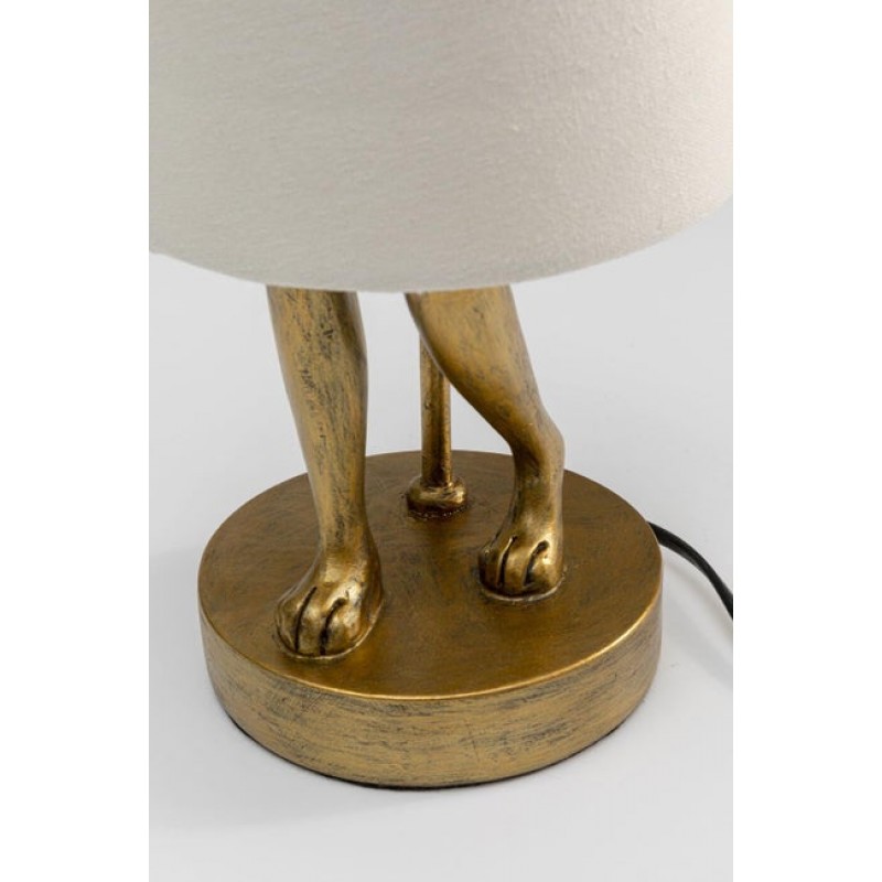 Table Lamp Animal Rabbit Gold/White 50cm